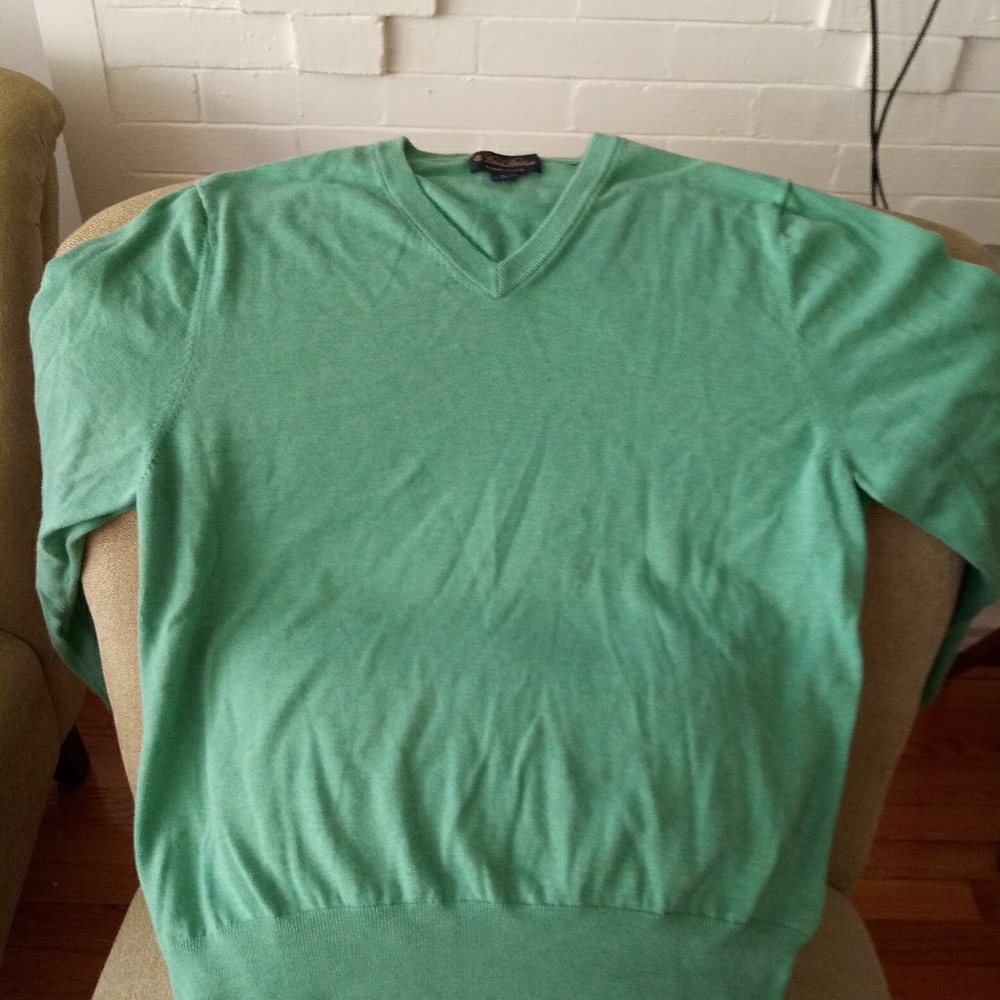 Men's Brooks Brothers Sweater SEAFORM GREEN